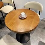 Mipan. table  manger en bois - table carre cuisine - table ronde - pour salle  manger salon balcon ...