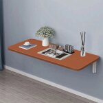 Mipan. table murale bois - table rabattable - table de salle  manger de cuisine pliante invisible - ...