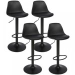Mipan. tabourets de bar lot de 4 pivotant - lot de 4 chaises de bar r�glabler�glable en hauteur et rotative ...
