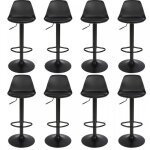 Mipan. tabouret bar lot de 8 - chaise pivotante - pu - tabouret de bistrot hauteur r�glable tabouret ...