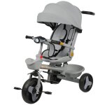 Mipan tricycle pour enfant poussette de voyage tricycle b�b� pliable avec rangement 100 * 75 * 50cm gris ...
