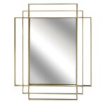 Miroir art deco dore m2