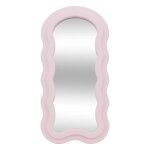 Miroir vague ayna rose 60x30cm - atmosphera createur dinterieur - rose Miroir vague ayna rose 60x30cm - atmosphera createur dinterieur - rose