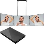 Miroir clair 360 degrs 3 positions avec hauteur rglable miroir cosmtique et de rasage led pour hommes ...