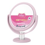Miroir cosmétique - aroma home - grossissant x10 - double face - rose - rond Miroir cosmétique - aroma home - grossissant x10 - double face - rose - rond