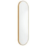 Miroir dor� ovale 30x100 cm - hevia