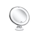 Miroir grossissant 10x lumineux pour maquillage 30 led 3 modes dclairage 360 rotatif couleurs multiples ...