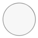 Miroir grossissant 30x c�t� signal 6 pouces grossi avec 3 ventouses de montage rondes pour voyage argent ...