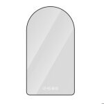 Miroir led de salle de bain en arche 60�120 cmaffichage heure et temp�rature r�tro - �clairage anti - ...