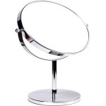 Miroir maquillage de table 5 fois grossissant 20 cm double face miroir cosmtique sur pied miroir pou ...