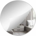 Miroir mural adhsif 40 cmmiroir rond en plastique dcoratifpour salle de bainchambre et porte pzcc Miroir mural adhsif 40 cmmiroir rond en plastique dcoratifpour salle de bainchambre et porte pzcc