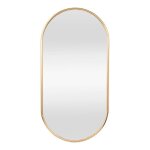 Miroir mural cadre ovale pour chambre salle de bain entrée salon 40 x 60 cm(doré) Miroir mural cadre ovale pour chambre salle de bain entrée salon 40 x 60 cm(doré)