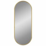 Meilleures miroir mural miroir d�co pour salle de bain salon chambre ou dressing dor� 60x25 cm ovale ...
