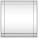 Meilleures miroir mural miroir d�co pour salle de bain salon chambre ou dressing noir 60x60 cm carr� ...