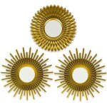 Miroir murale 3pièces miroir rond pour decoration murale dans maisonsalon et chambre miroir soleil accrocher ... Miroir murale 3pièces miroir rond pour decoration murale dans maisonsalon et chambre miroir soleil accrocher ...