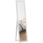 Miroir rectangulaire homcom sur pied mural ou à poser avec cadre en bois pour salon chambre à coucher ... Miroir rectangulaire homcom sur pied mural ou à poser avec cadre en bois pour salon chambre à coucher ...