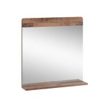 Miroir de salle de bain izan 60x62cm avec tablette oldstyle vicco