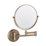Miroir de salle de bain mural rotatif double face de 8 pouces pliable et rétractable grossissement 3x ... Miroir de salle de bain mural rotatif double face de 8 pouces pliable et rétractable grossissement 3x ...