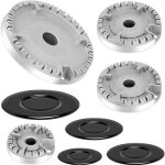 Mis à niveau chapeau de flamme de couronne de brûleur de plaque de cuisson de four à gaz capuchon de ... Mis à niveau chapeau de flamme de couronne de brûleur de plaque de cuisson de four à gaz capuchon de ...