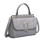 Miss lulu sac � main femme 22x16x9. 5cm sac � bandouli�re femme sac � rabat avec boucle m�tallique carr�e ...