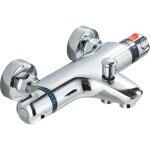 Mitigeur de baignoire thermostatique  38c cascade mural sortie robinet de douche thermostatique avec ...
