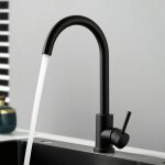 Robinet de cuisine col de cygnehaute pression mitigeur cuisine � poign�e uniquechaud et froidpivotant ...