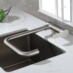 Mitigeur cuisine rabattable robinet cuisine pliable sous fentre mitigeur evier avec haut bec rotatif ...