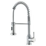 Mitigeur de cuisine rtro evier en acier inox 304 robinet cuisine avec douchette mitigeur cuisine douchette ...