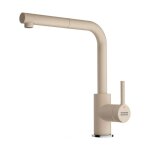 Mitigeur d�vier - franke 115. 0728. 489 - beige - laiton - hauteur 284 cm bec 212 cm