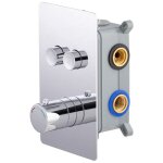 Mitigeur de douche thermostatique encastrable switchea chrom� by eurosanit