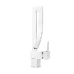 Mitigeur lavabo en laiton silla - robinet conomique en eau - blanc - br2216