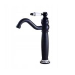 Mitigeur lavabo en laiton silla - robinet �conomique en eau - retro noir - br1907