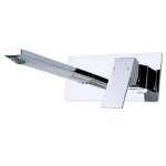 Mitigeur lavabo mural robinet salle de bain pour baignoire et lavabo robinet lavabo encastr mural design ...