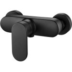 Mitigeur monocommande douche noir robinet mitigeur de douche mural raccord filet pour flexible en 1 ...