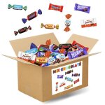 Mix chocolat halloween assortiment de 100 bonbons au chocolat kinder et clbrations  partager 760?g ...