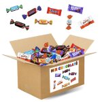 Mix chocolat halloween assortiment de 250 bonbons au chocolat  partager 1. 980 kgs de friandises emballes ...