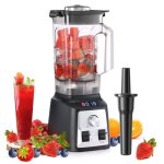 Mixeur blender - professionnel - 2000w - 2l - vitesse réglable - nettoyage automatique Mixeur blender - professionnel - 2000w - 2l - vitesse réglable - nettoyage automatique