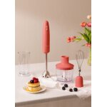 Mixeur plongeant - fullmix retro - 1000w - 6 vitesses - lames inox & titane - accessoires inclus