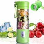 Mixeur portable rechargeable usb mini blender pour smoothies et jus 350 - 420 ml 6 lames sans bpa couleurs ...