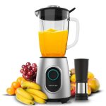 Mixeurs � verre cecotec power black titanium 2300max inox. 1800w 27800rpm lames en titane noir pichet ...