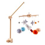Mobile bb - brakorers - suspendue toiles pendentifs fuse jouets carillons oliens en bois cloche ...