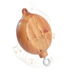 - mobile musical pour bb - bote  musique - mobile pour berceau aspect bois - 1 pice - pour berceau ...