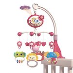 Mobile musical pour lit b�b� - t�l�command� projection de lumi�res musiques jouets rotatifs - fonction ...