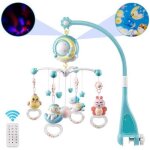 Mobile musical pour lit bb tlcommand projection de lumires musiques et sons ds la naissance