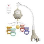 Mobile musicale bebe - brakorers - jouet de berceau rotatif musical multifonctionnel pour nouveau - ns ...