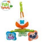 Mobile safari fun travel - chicco - mobile pour b�b� avec carillon musical hochets et miroir
