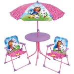 Mobilier de jardin - fun house - salon de jardin gabby et la maison magique table 46 x 46 cm 2 chaises ...