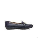 Mocassins femme - geox - annytah - bleu - confort - style ind�modable