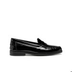 Mocassins femme - geox - cloridie - cuir - noir - confort et lgance