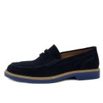 Mocassins pour homme - imac - bleu - daim - confortables
